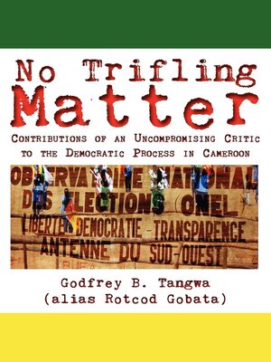 cover image of No Trifling Matter